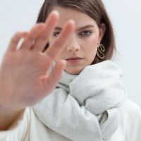 BUFANDY | Sjaal Solid - White Canvas 3